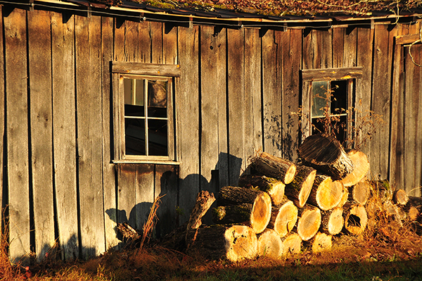 An abandoned barn along Clark Road in rural East Tennessee